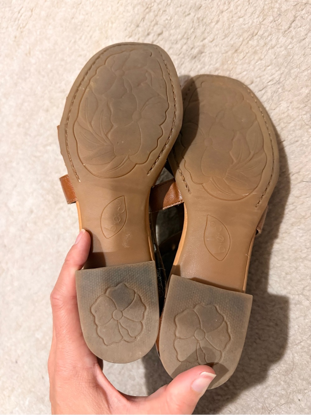 Women’s Brown Strappy Gladiator Sandals - Picture 5 of 5